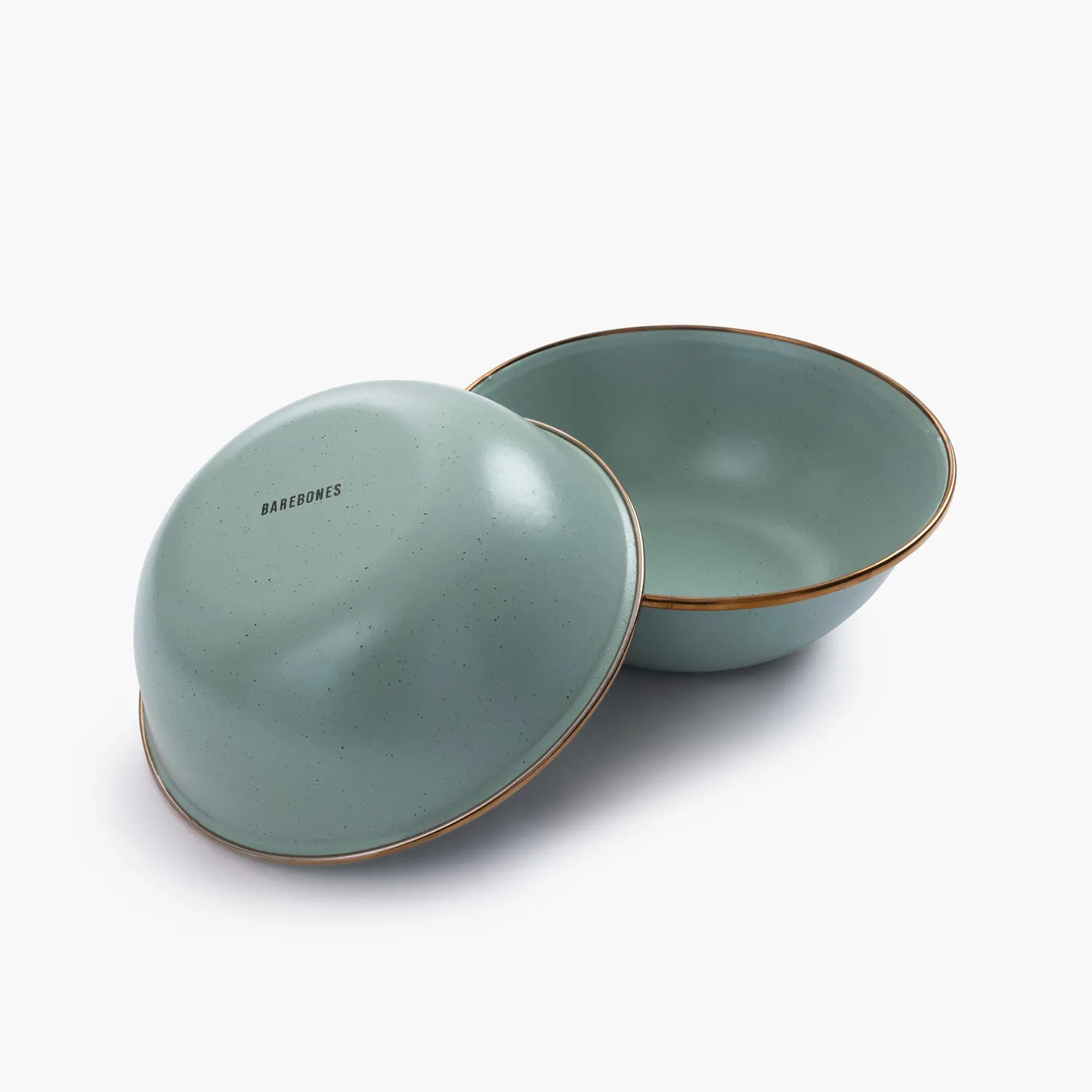 Bare Bones Living Enamelware Dining Mint emaille servies 2-delig