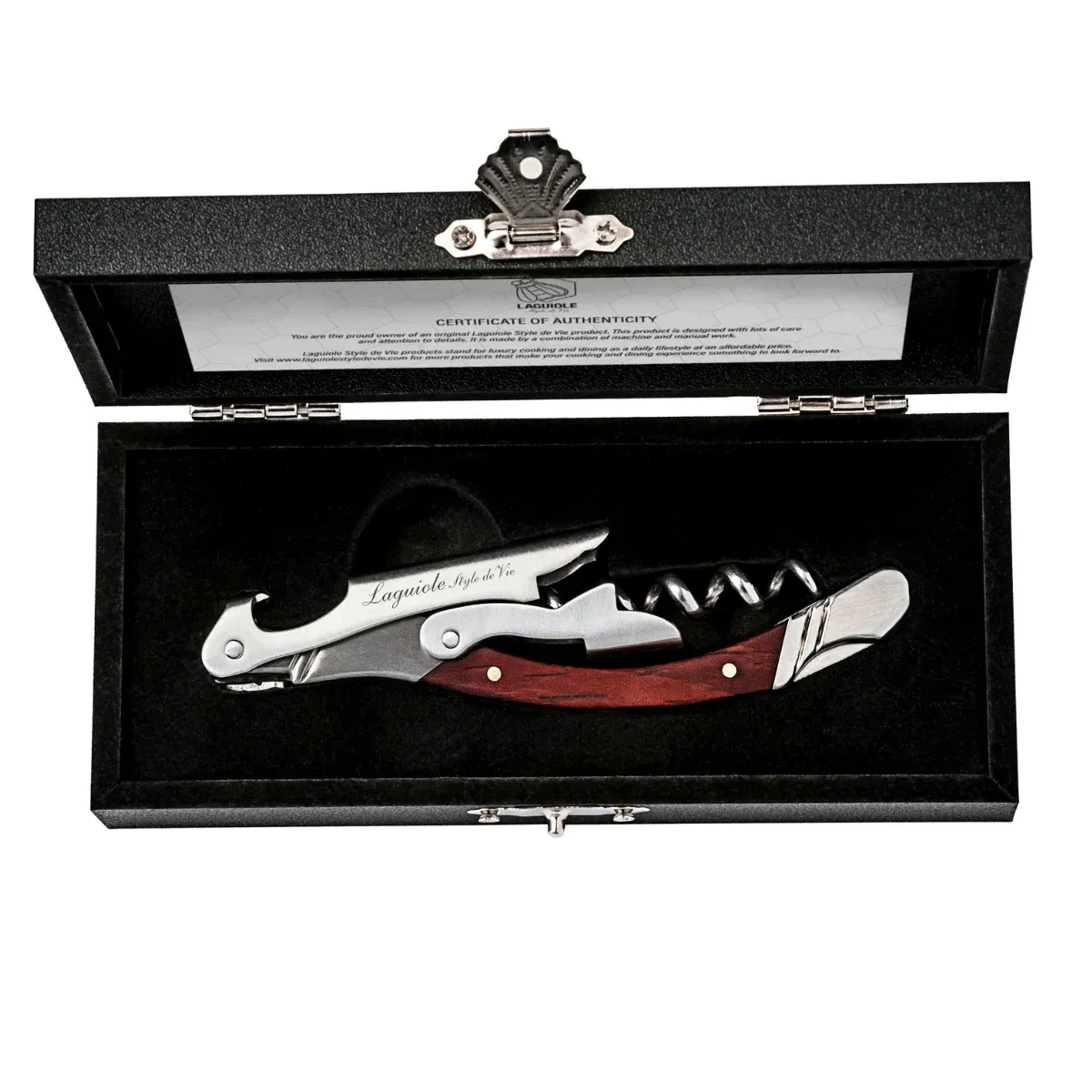 Sartons Luxury Line kurkentrekker rozenhout