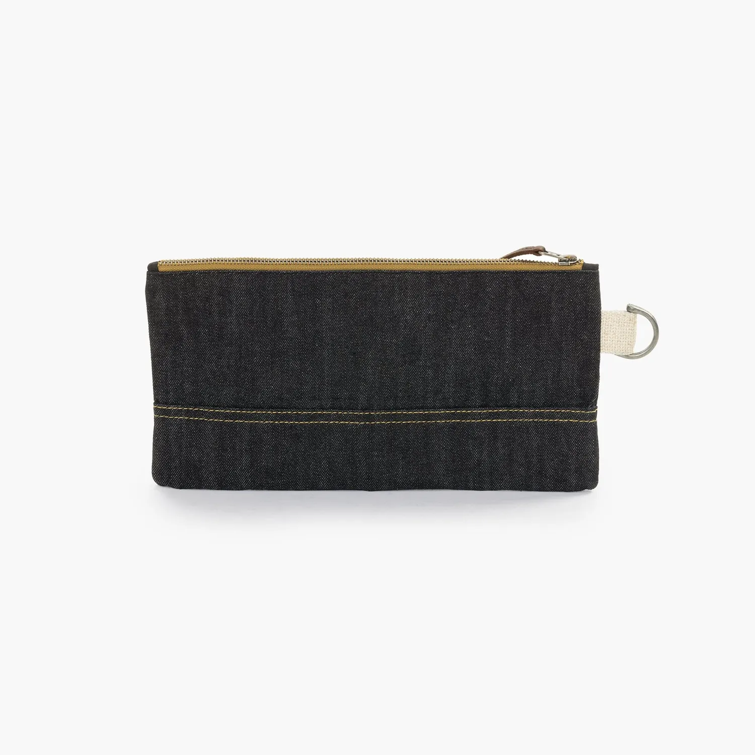 Barebones Neelum Zipper Pouch etui denim