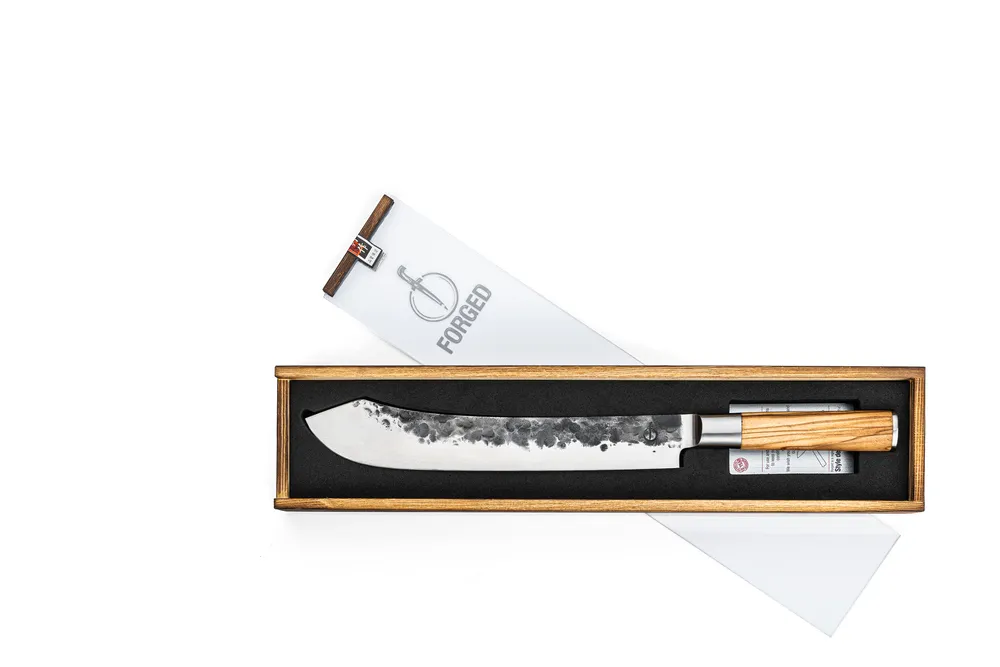 Sartons Olive Forged slagersmes 25,5 cm handgesmeed