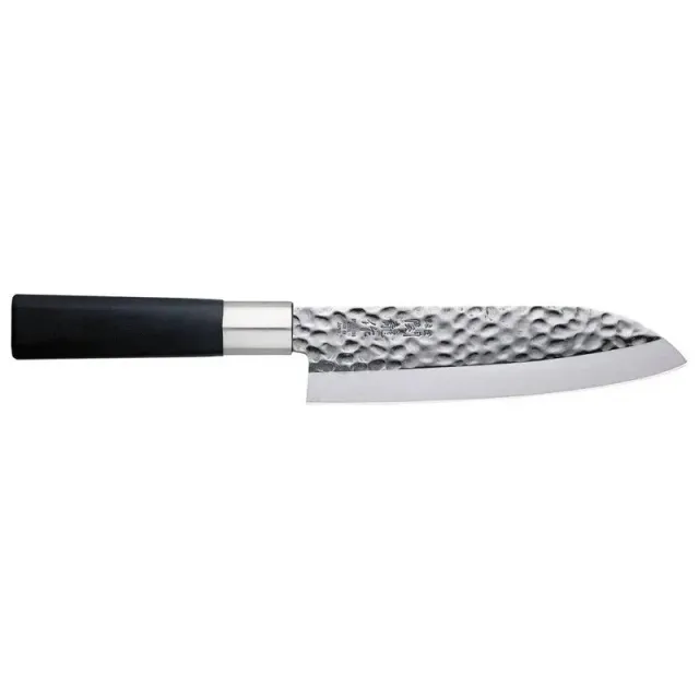 Konro Santoku Japans Mes Gehamerd 16,5 cm allround