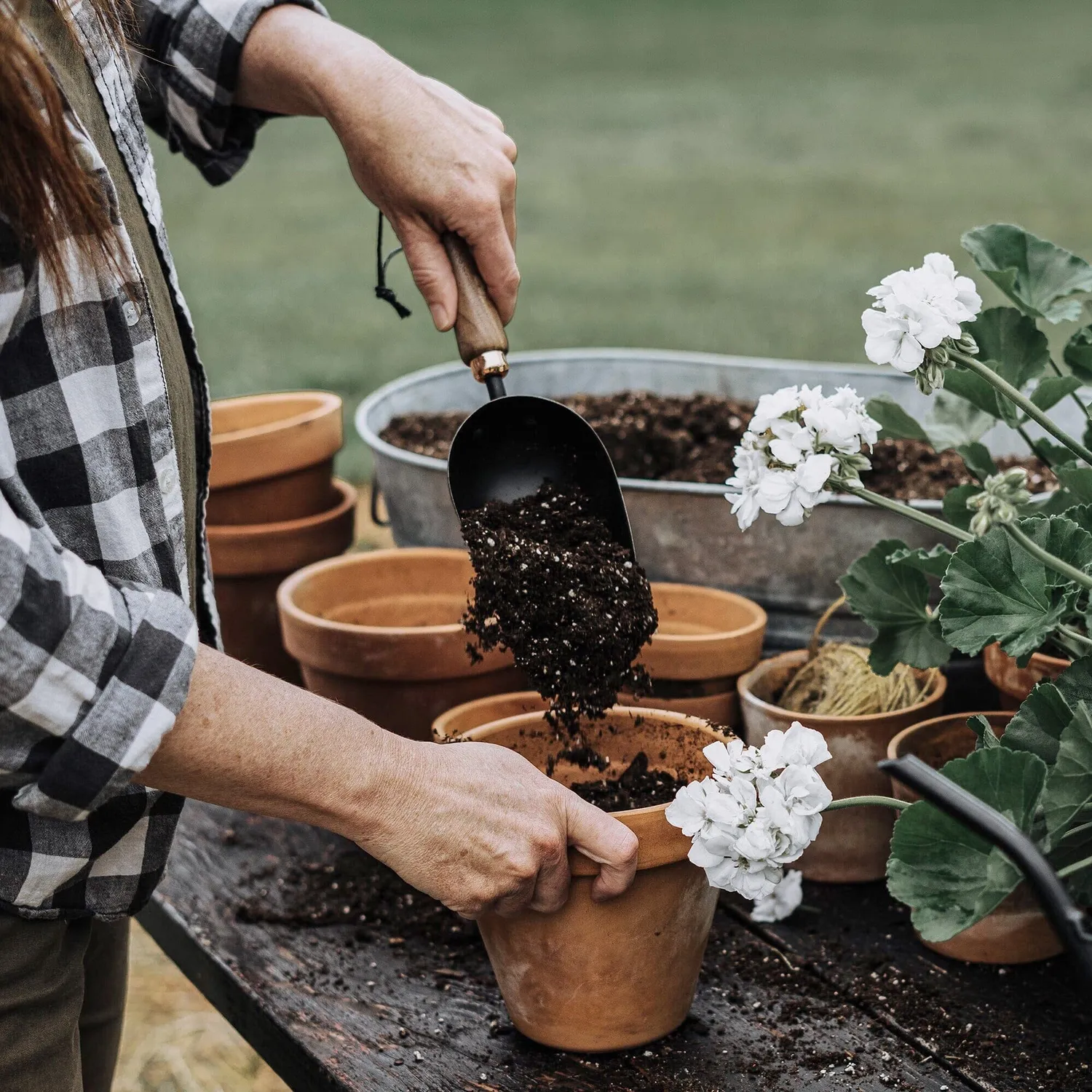 Bare Bones Backyard Gardener tuingereedschap 3-delig rvs