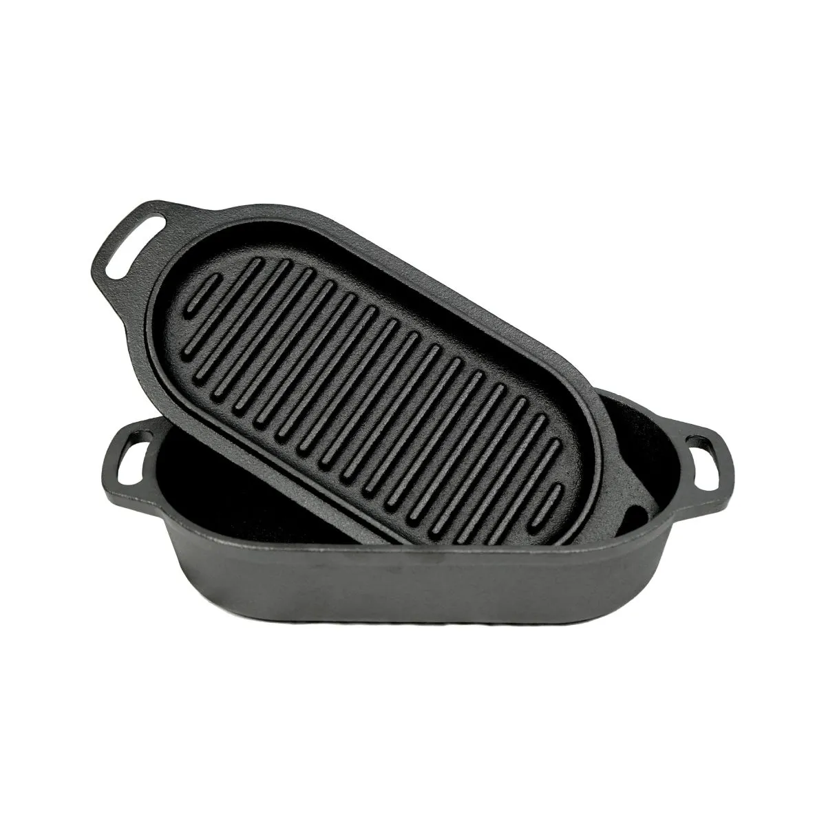 Sartons Dutch Oven ovaal 2 liter met skillets