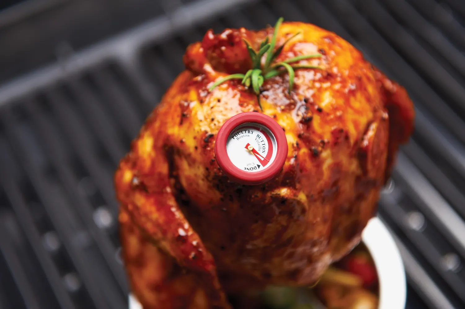 Broil King mini vleesthermometers 4 stuks rood zwart