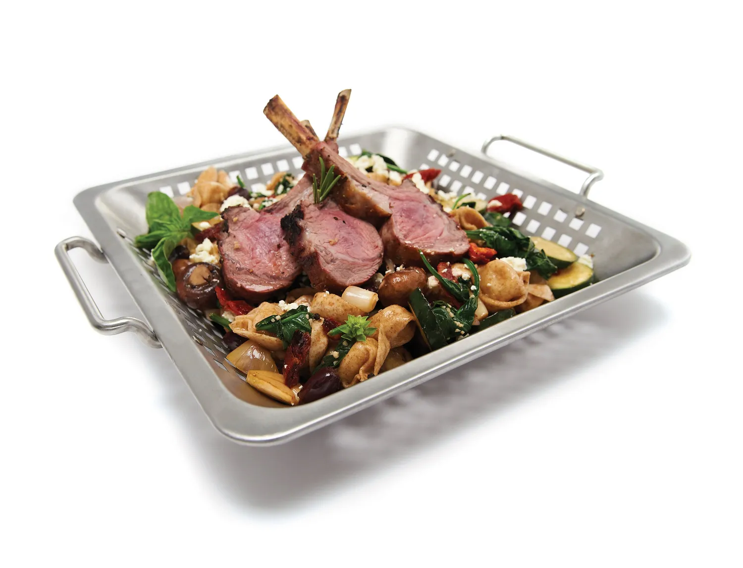 Broil King Grill Wok rvs accessoire 30x30 cm geperforeerd