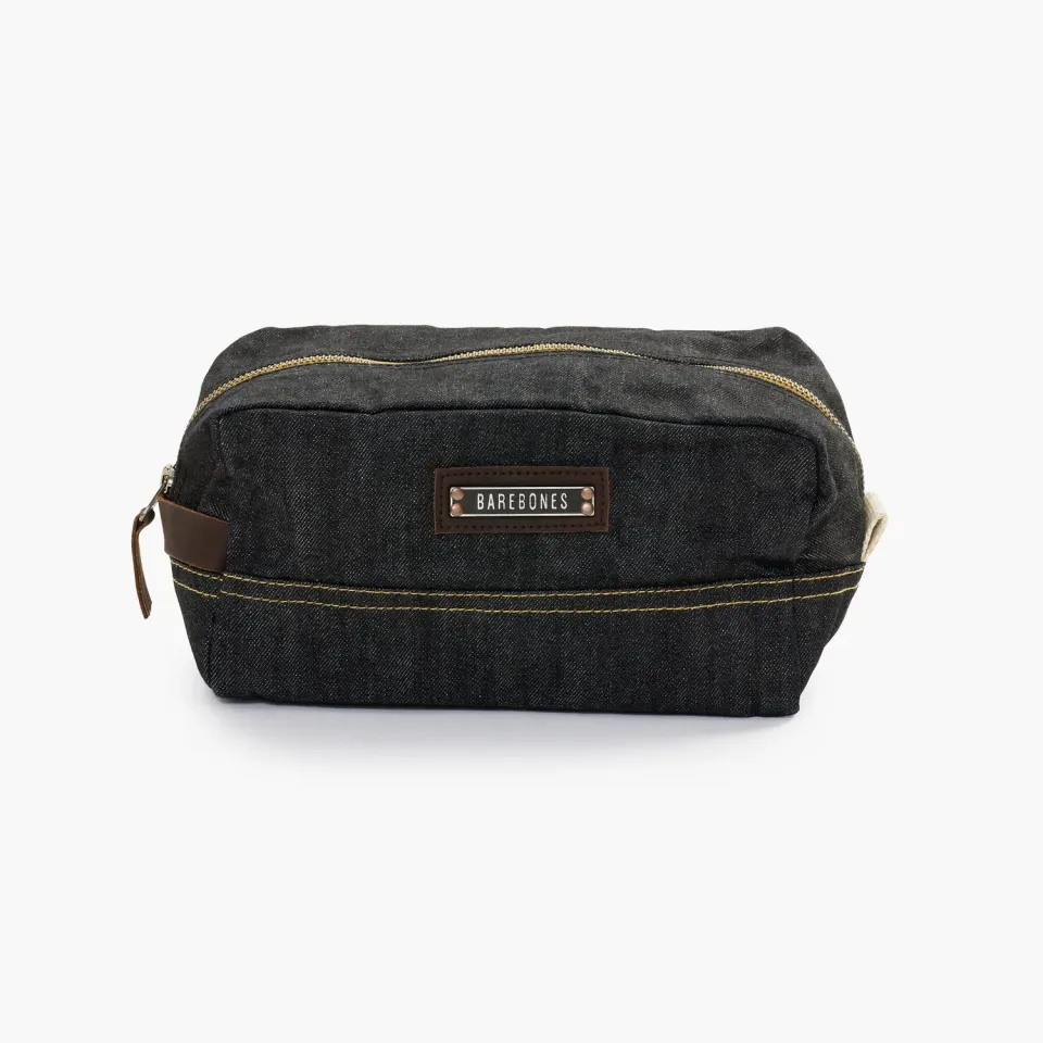 Bare Bones Living Neelum Dopp Kit toilettas 3L denim