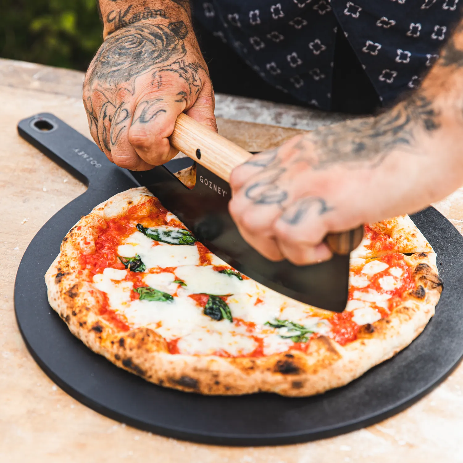 Gozney Pizza Rocker pizzasnijder wip 35 cm rvs