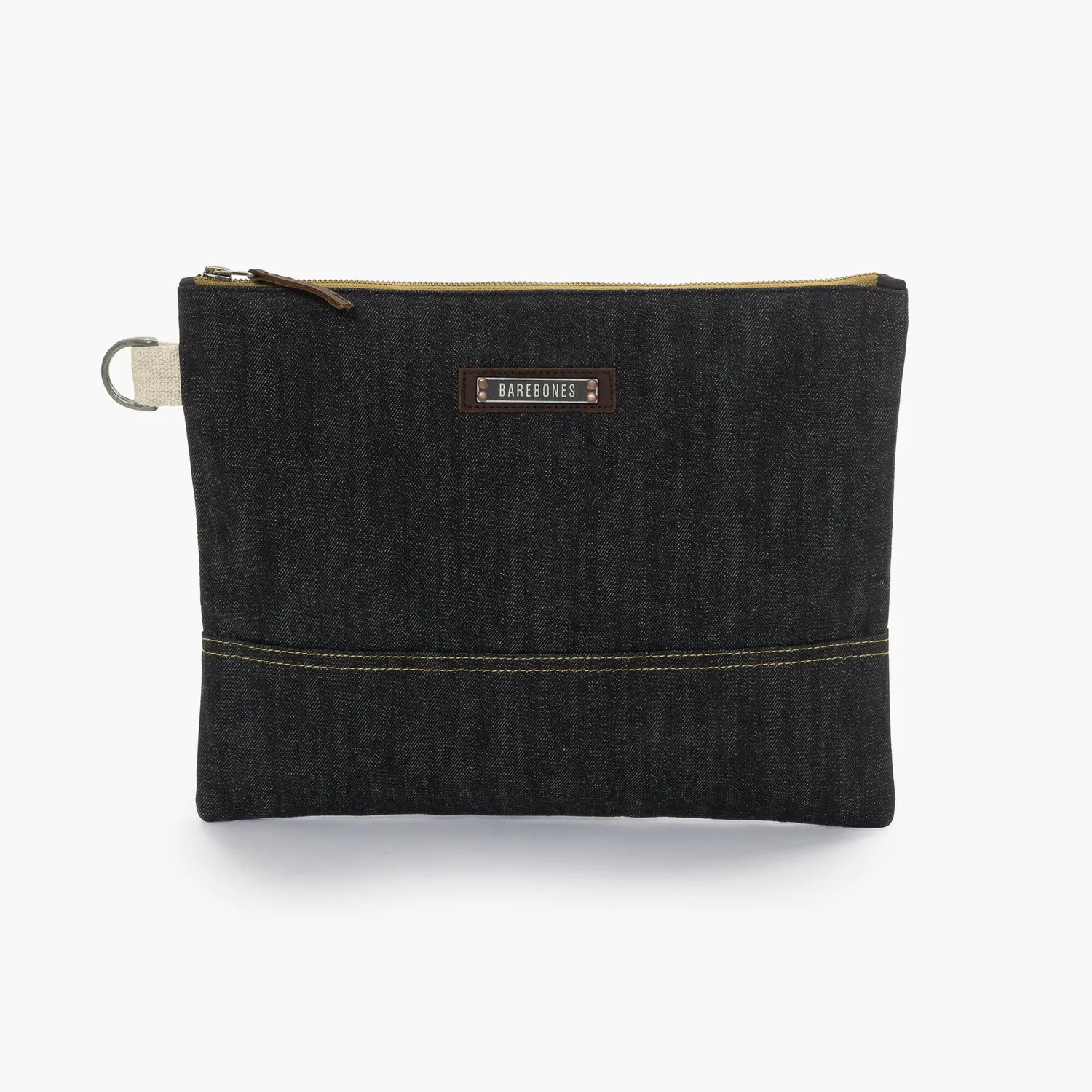 Barebones Neelum Zipper Pouch etui denim