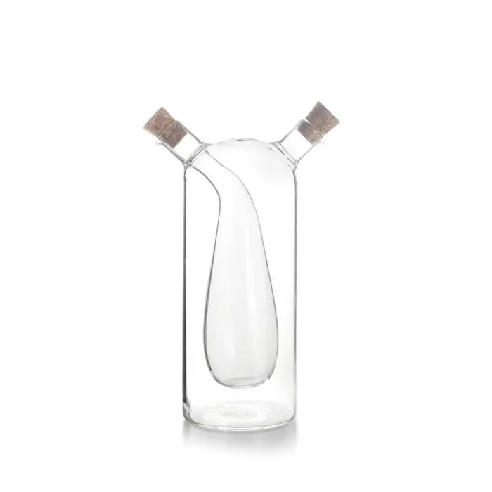 Sartons Duo olie- en azijnschenker glas 90/260 ml