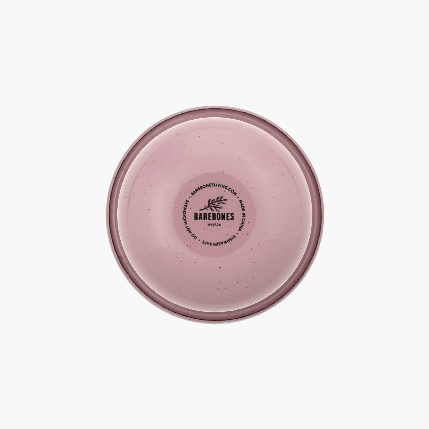 Bare Bones Living Rolled Enamelware slabak dusty rose set