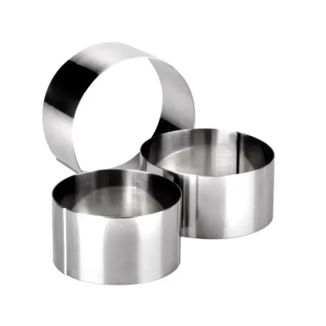Sartons kookringen set 3 stuks rvs 7-10 cm