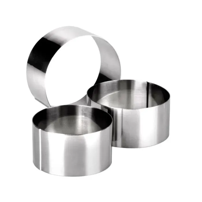 Sartons kookringen set 3 stuks rvs 7-10 cm