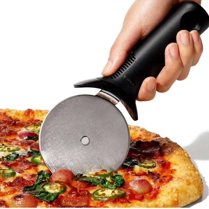 Sartons Pizzasnijder RVS met zachte greep