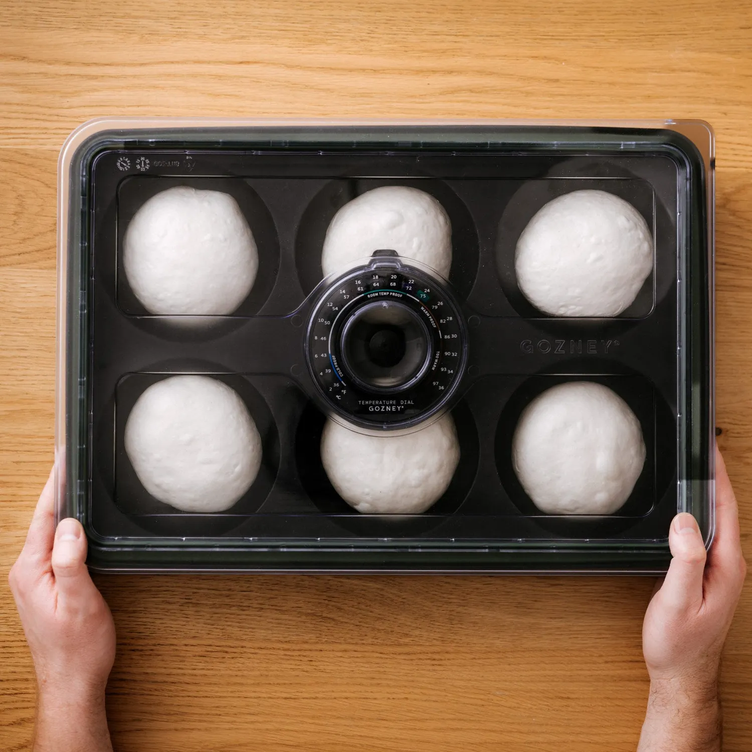 Gozney Dough Tray deegbak luchtdicht met thermometer