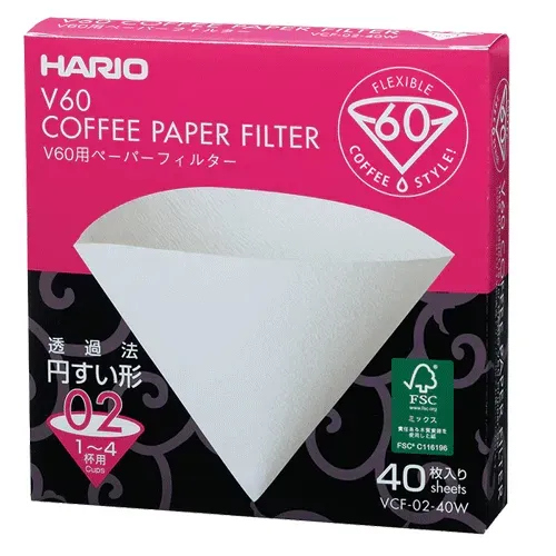 Sartons V60 filterpapier koffiefilter conisch