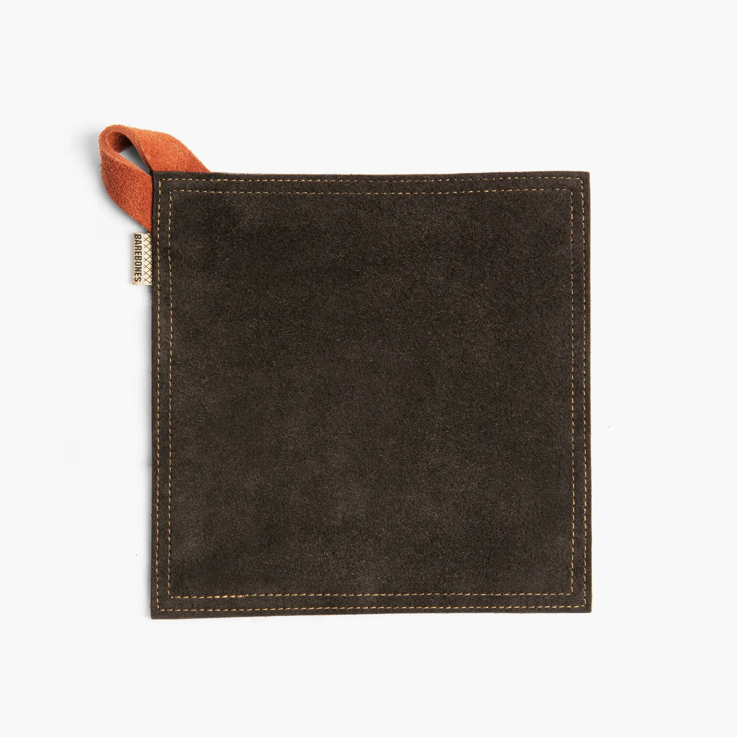 Barebones Suede pannenlappen Black Tan hittebestendig