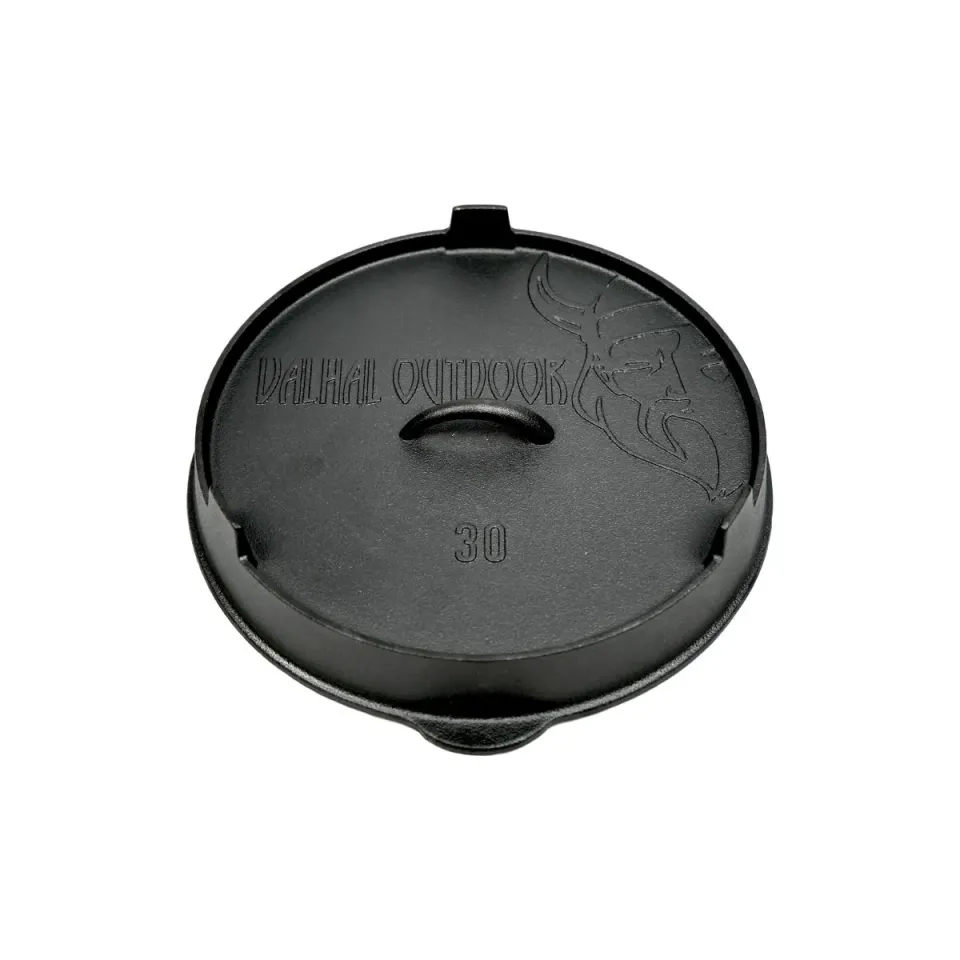 Sartons Grill Skillet 30 cm gietijzeren deksel