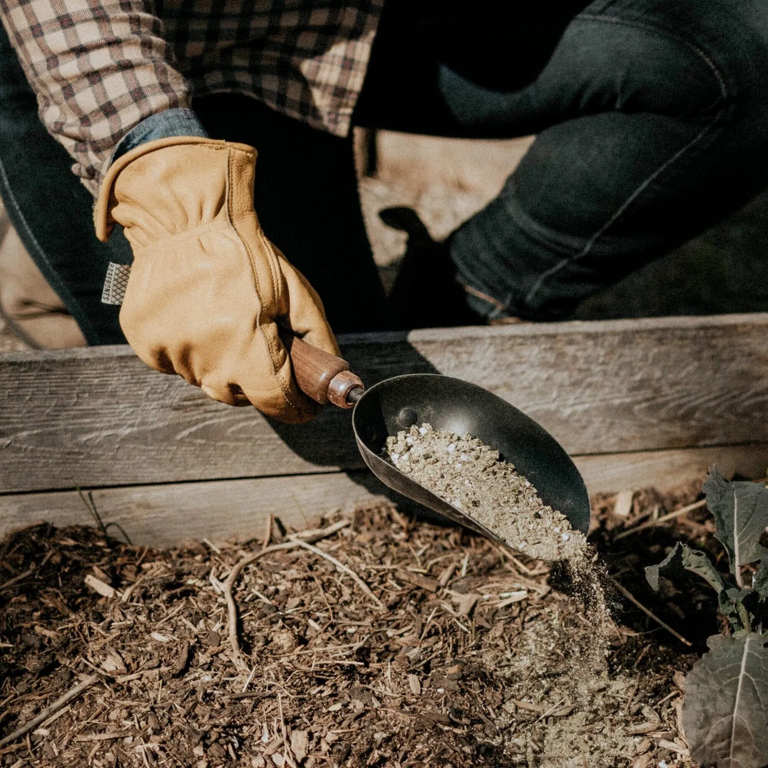 Bare Bones Backyard Gardener tuingereedschap 3-delig rvs