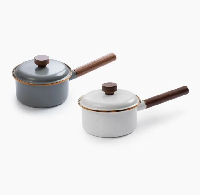 Barebones Saucepan emaille steelpan Eggshell emaille