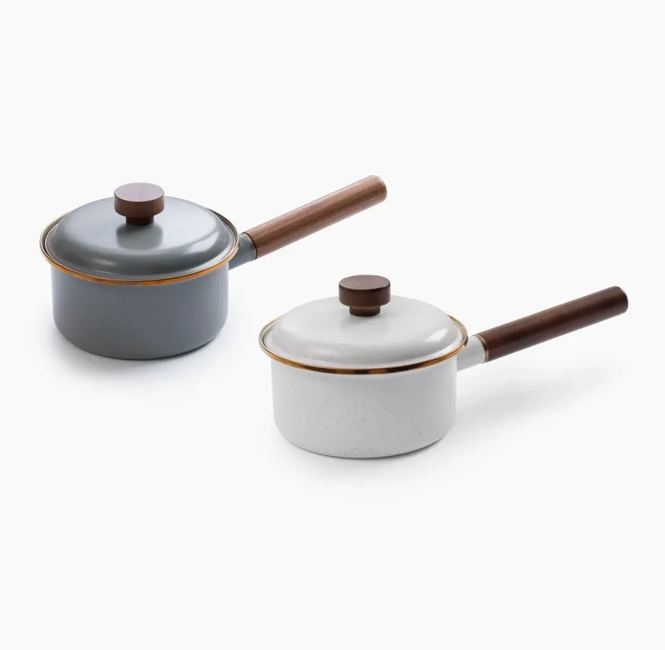 Barebones Saucepan emaille steelpan Eggshell emaille