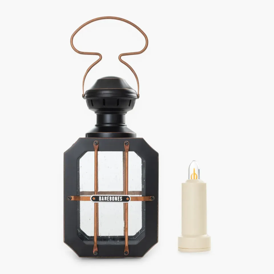 Barebones Box Candle lantaarn bundel wit