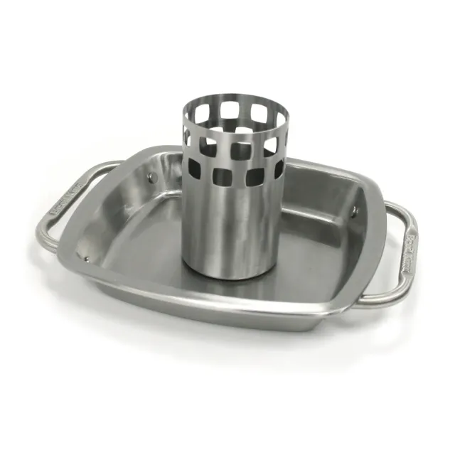 Broil King Imperial kiphouder rvs met lekschaal