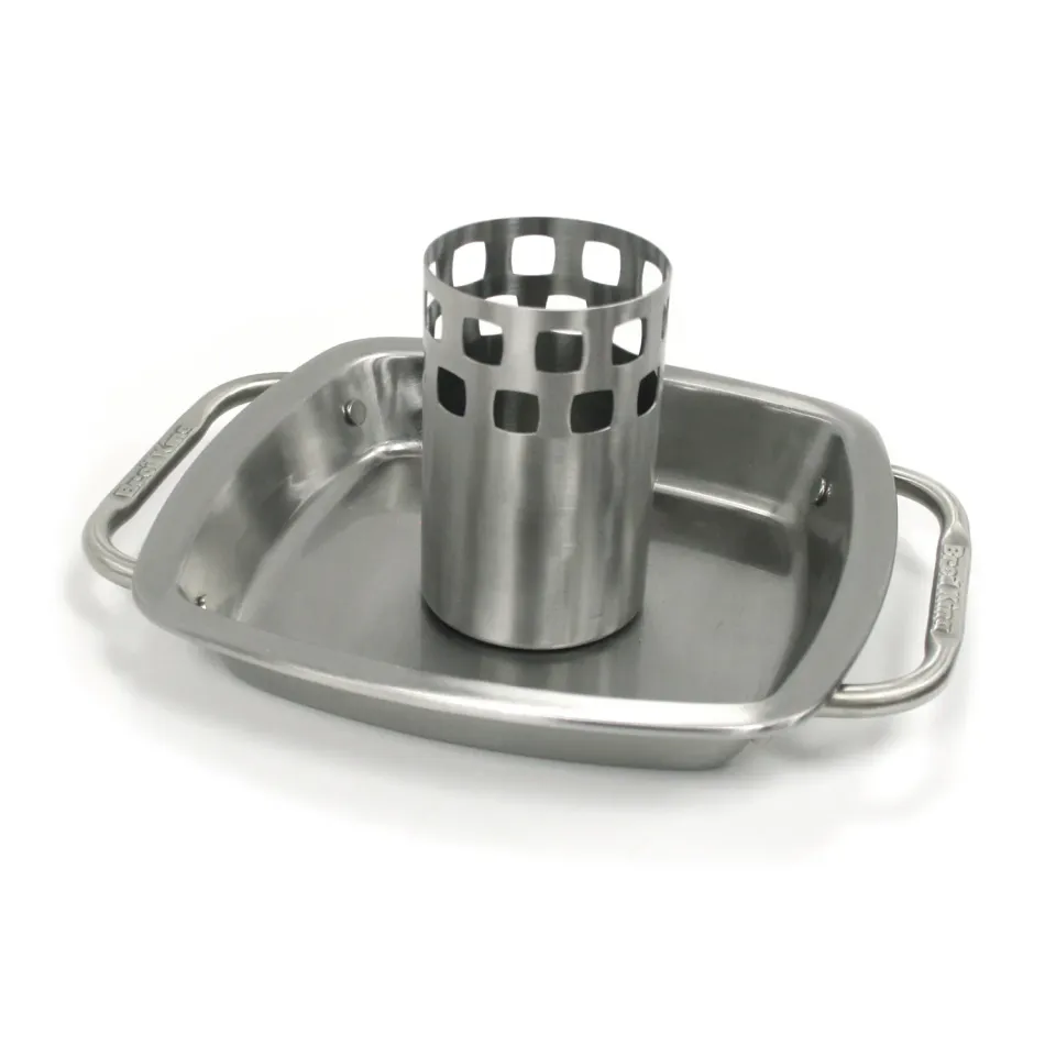 Broil King Imperial kiphouder rvs met lekschaal
