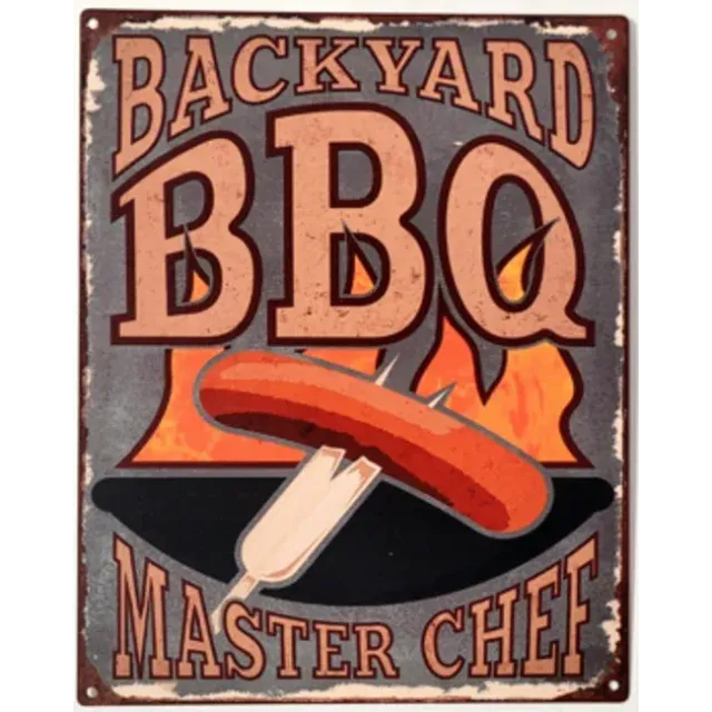 Sartons Backyard BBQ wandbord 25 x 20 cm
