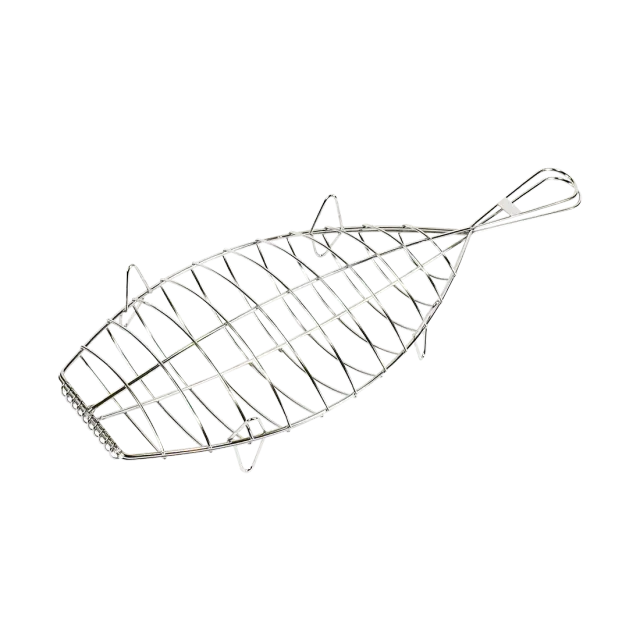Kasai Grill Large Vis Grillmand RVS 45x20 cm