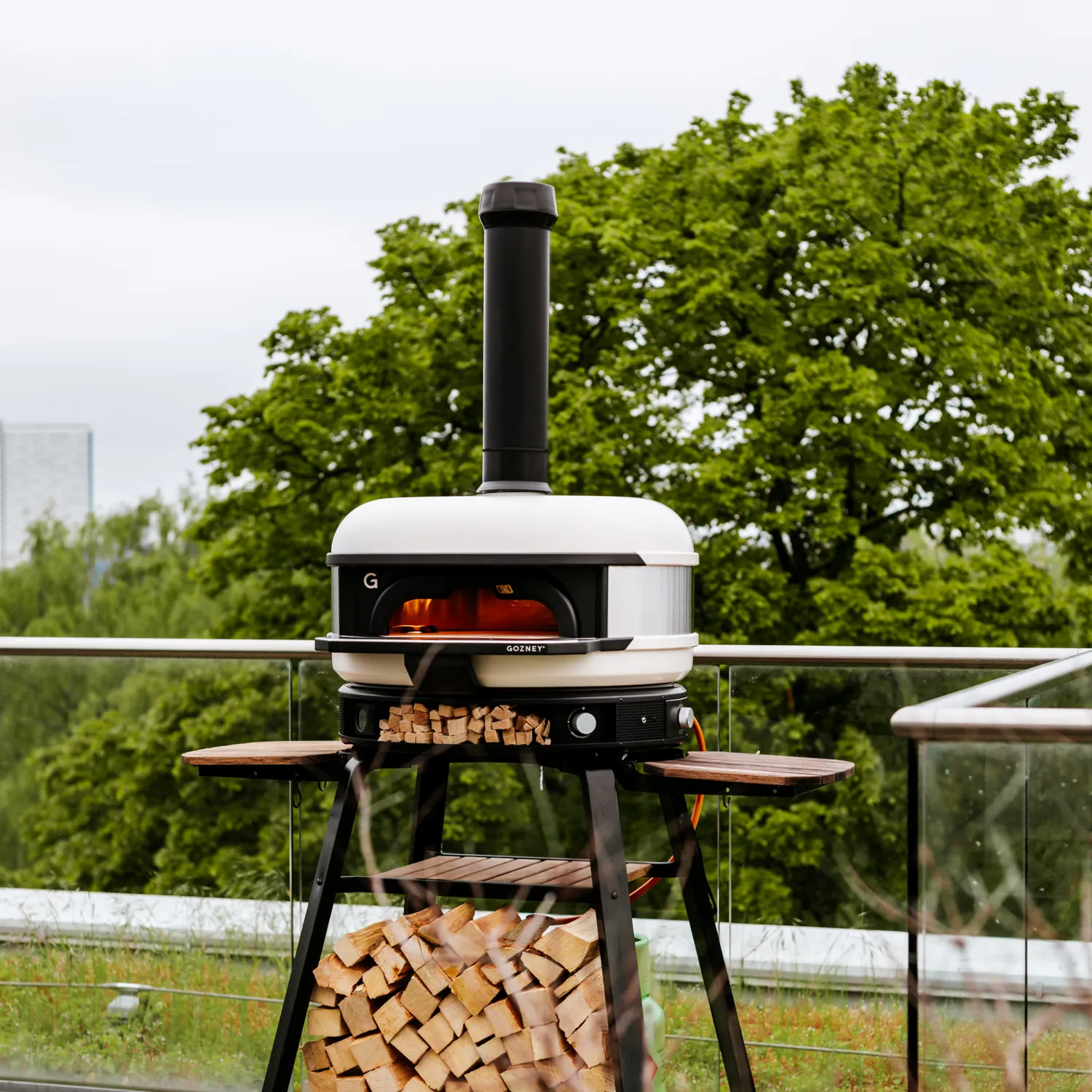 Gozney Dome rookkanaal verlengstuk houtstook RVS