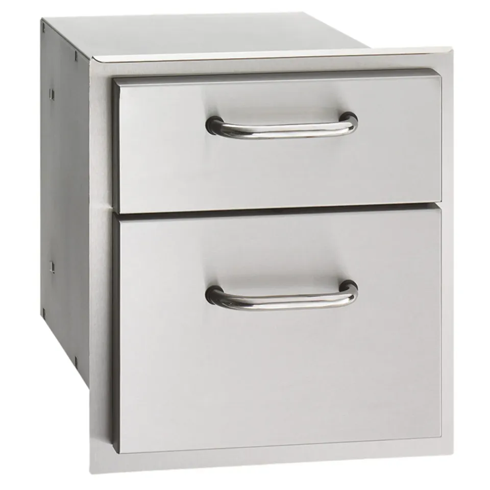 Fire Magic Select Double Drawer inbouwlade dubbel rvs