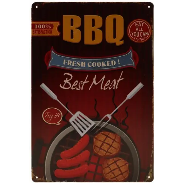Sartons Fresh Cooked Best Meat wandbord 20x25 cm