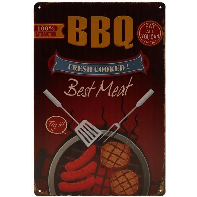 Sartons Fresh Cooked Best Meat wandbord 20x25 cm