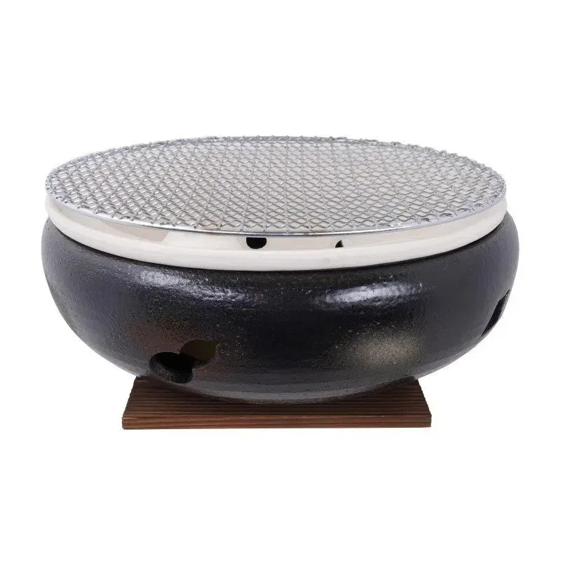 Konro Ronde Japanse BBQ Large 30cm barbecue houtskool