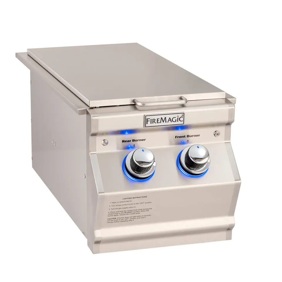 Fire Magic Aurora Double Side Burner Zijbrander Dubbel