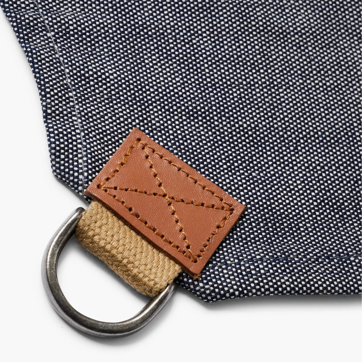 Bare Bones Living Classic Crossback Apron schort denim canvas