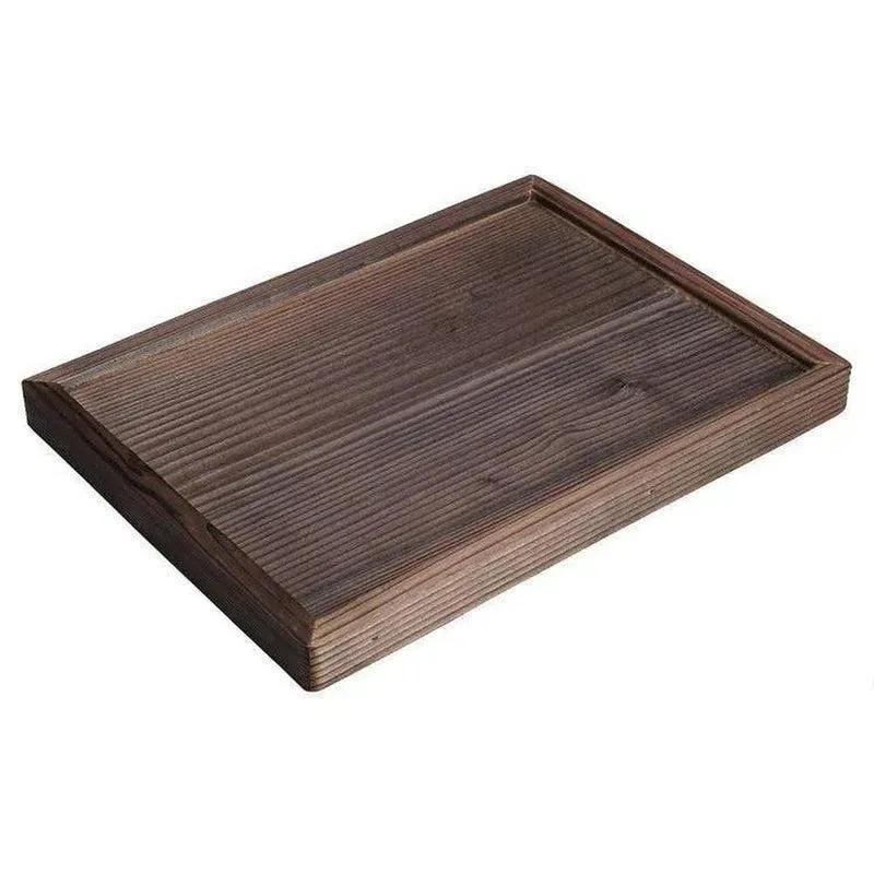 Konro 16245 houten onderstel 35,1x25cm diatomiet grill