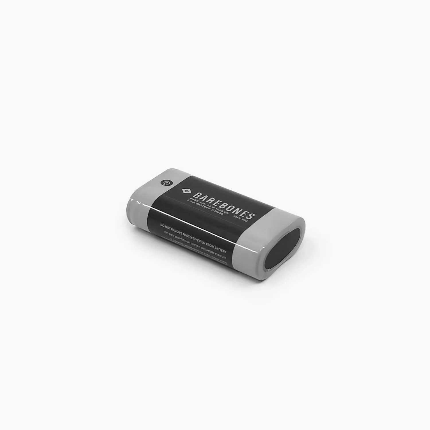 Bare Bones Living Replacement Li-ion Battery 2-18650 lantaarnaccu