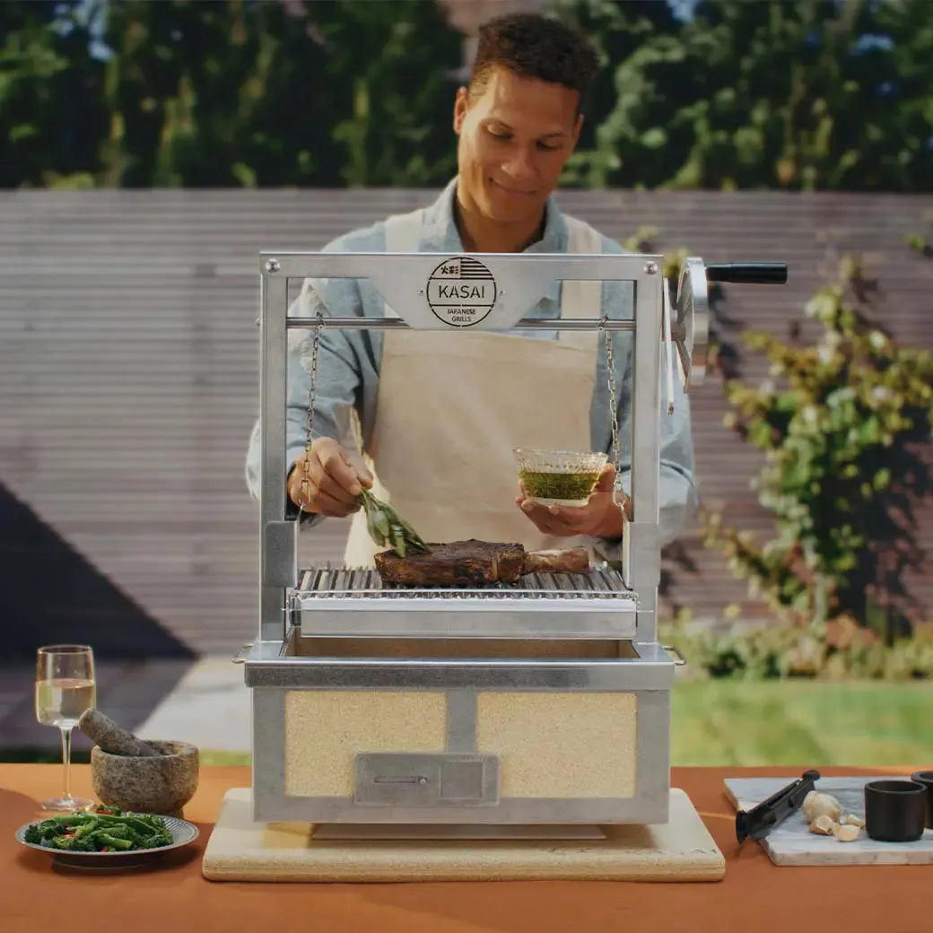 Kasai Konro Asado Grill Top opzetstuk Little Kasai