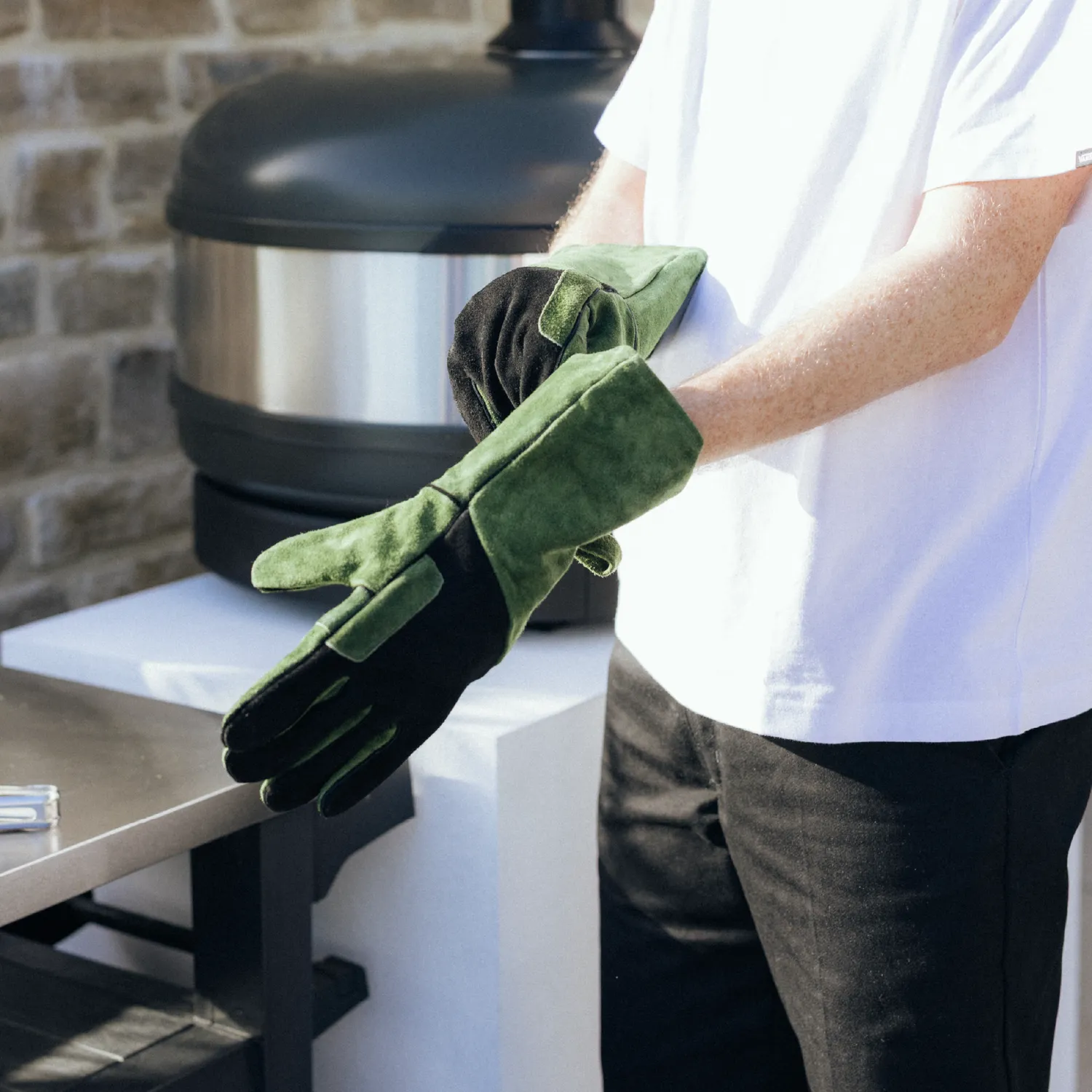 Gozney Hittebestendige Handschoenen suède 500°C