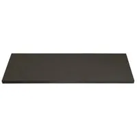 Snijplank zwart polyethyleen 120x45x2 cm