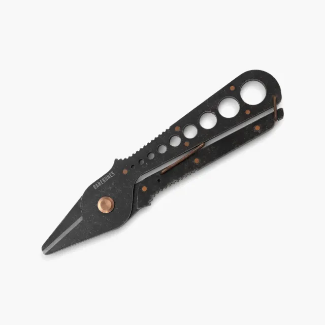 Bare Bones Living Herb Harvest and Strip Tool kruidenschaar Tumbled Black 2-in-1