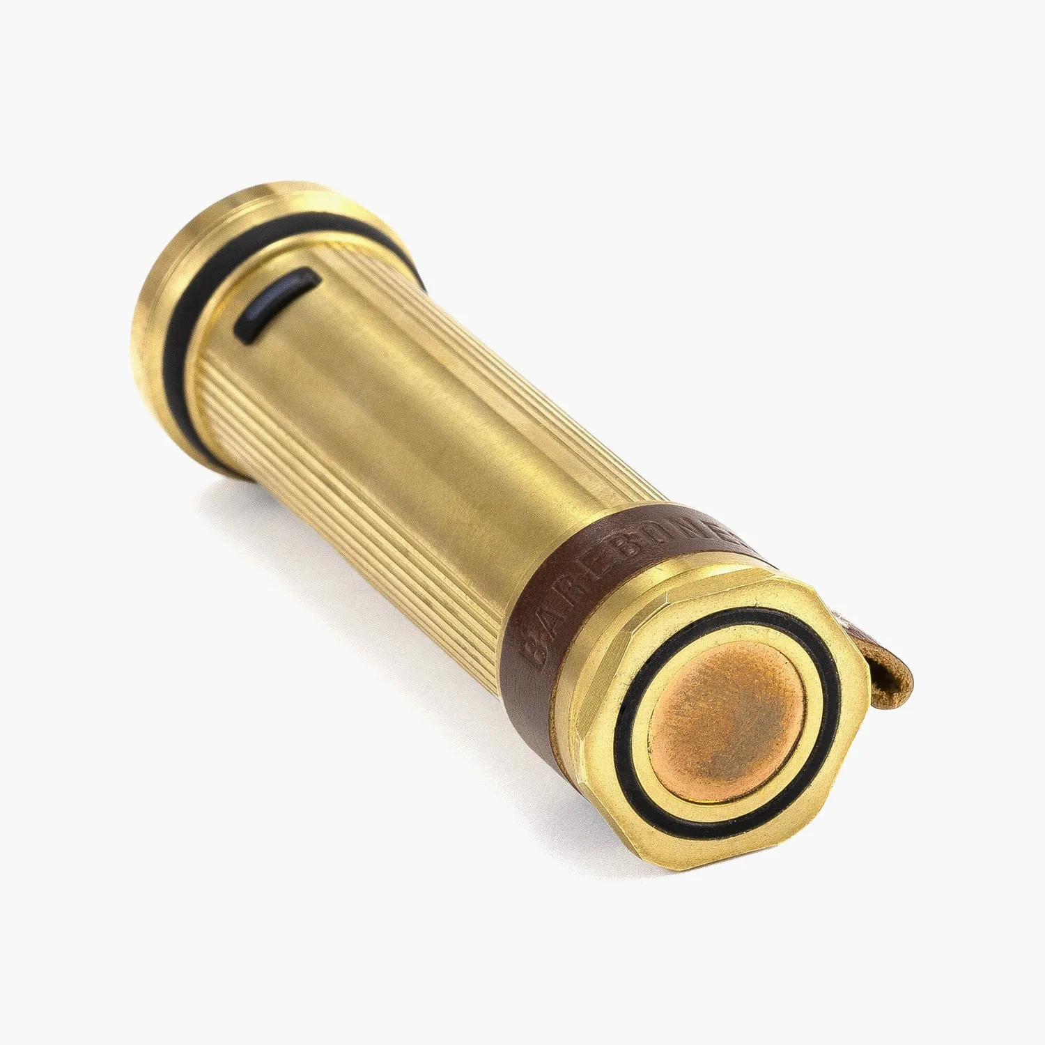Bare Bones Living Mini Flashlight zaklamp Brass oplaadbaar