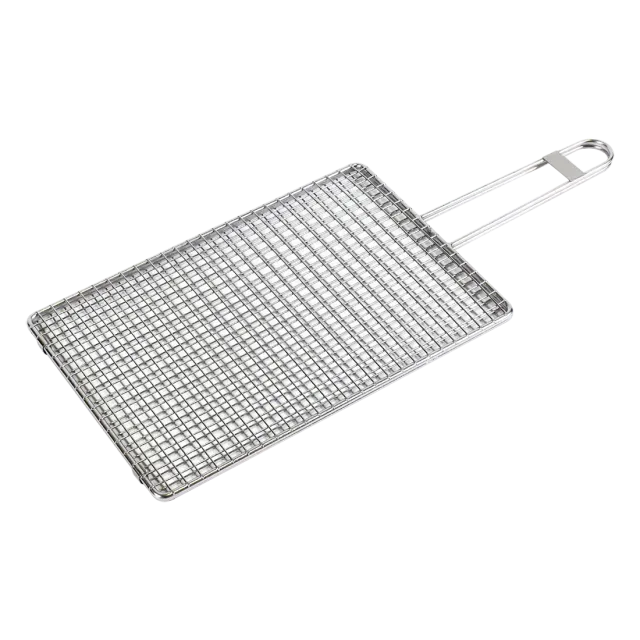 Kasai Grill Dubbele Grillmand 30x20cm RVS 45cm