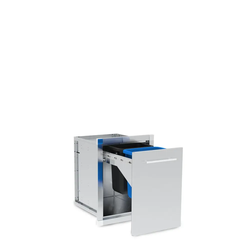 Broil King Enclosed Waste Organizer afvalbak rvs uittrekbaar