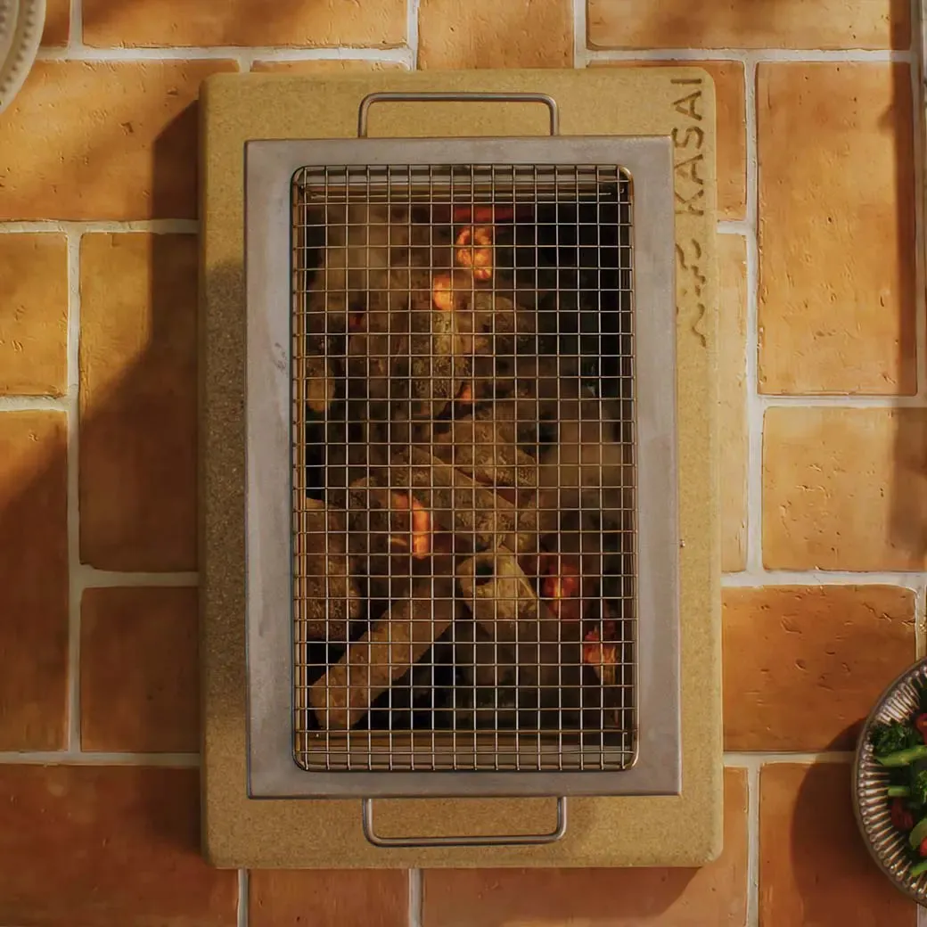 Kasai Konro Grill Reserve Rooster RVS mesh