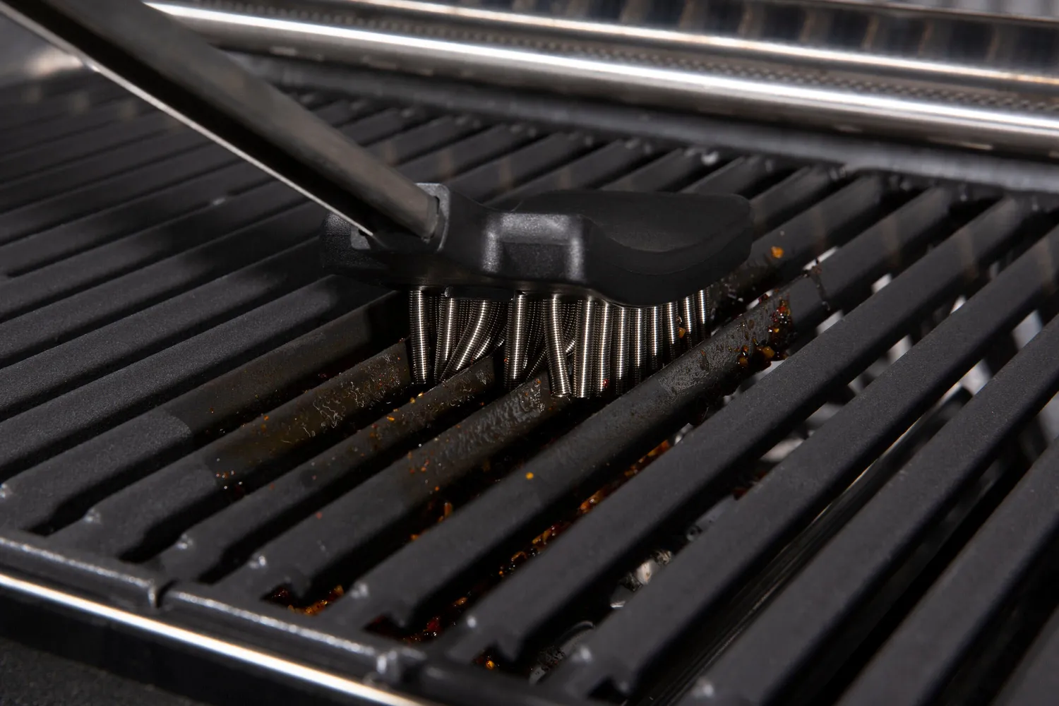 Broil King Baron Coil Spring grillborstel rvs 2 koppen