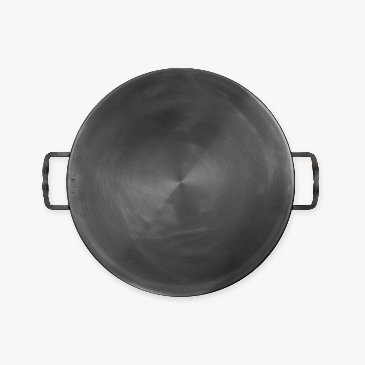 Bare Bones Living Cowboy Wok carbon steel wokpan 15 inch met tas