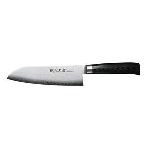 Konro Shokunin Kobo Santoku 17,5 cm santokumes damast