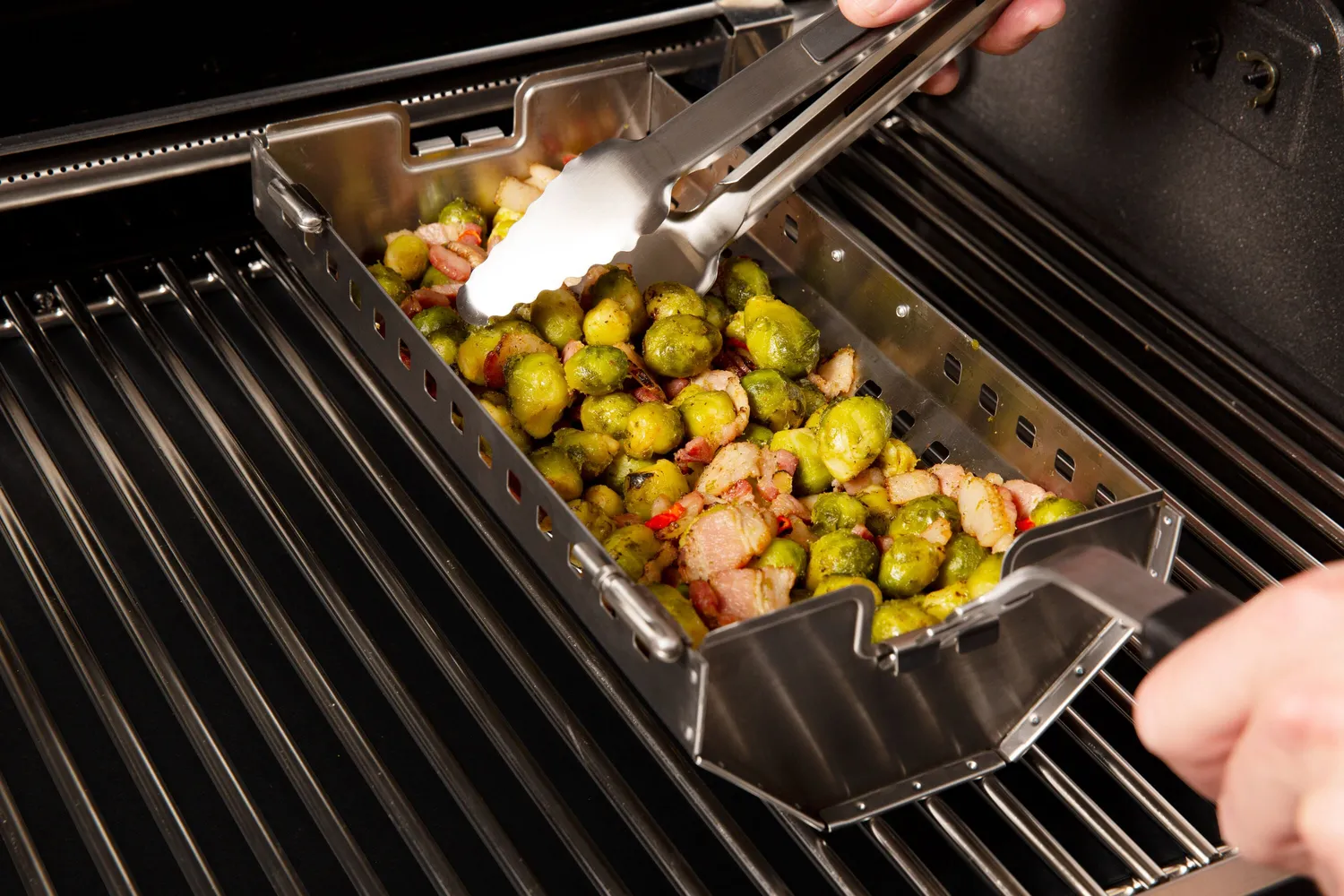 Broil King Rotisserie Tumble Basket Mand RVS Geperforeerd